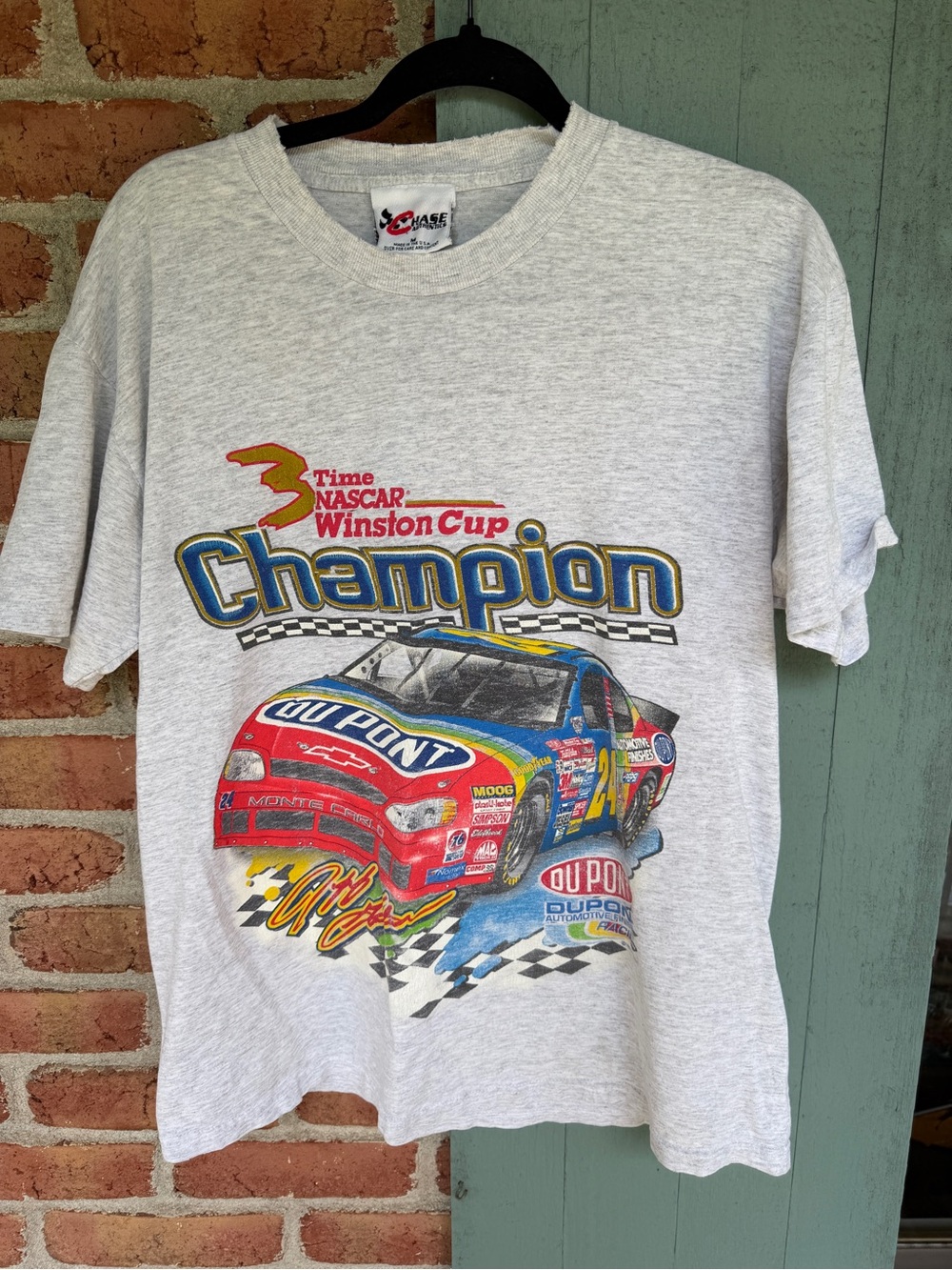 Vintage 1998 T Authentic Distressed Jeff Gordon NASCAR Winston Cup